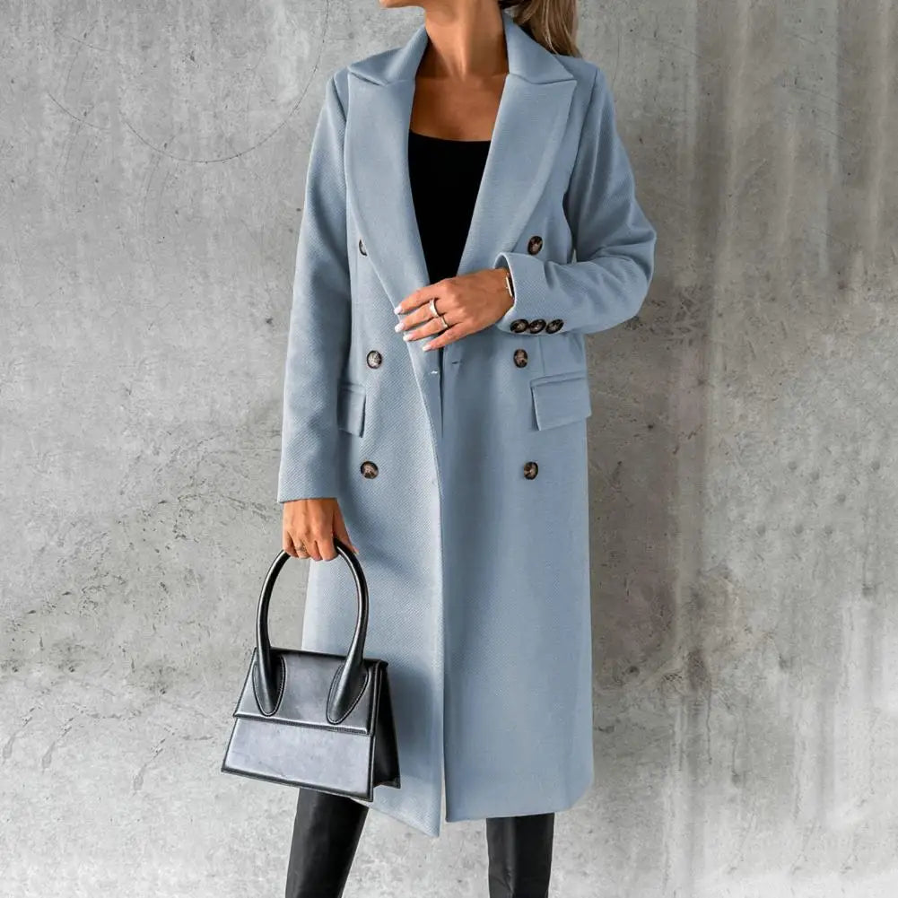 Manteau Long D'hiver Élégant Pour Femme | Classique