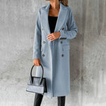 Manteau Long D'hiver Élégant Pour Femme | Classique