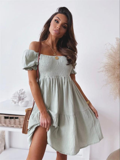 Josavette | Robe D'été Épaules Dénudées Pour Femme | Mini