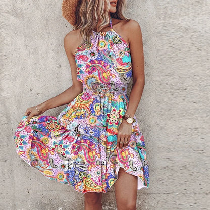 Noemie | Robe D'été Boho Dos Nu Pour Femme | Mini