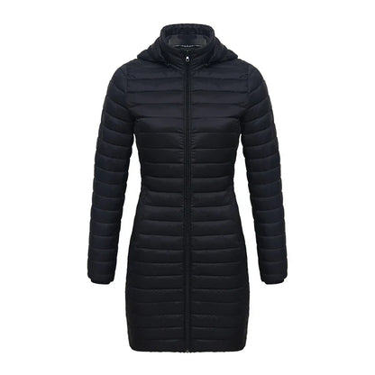 Veste Parka Longue Ultra-légère Pour Femme | Chaude