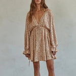 Robe De Soirée À Paillettes Pour Femme | Mini