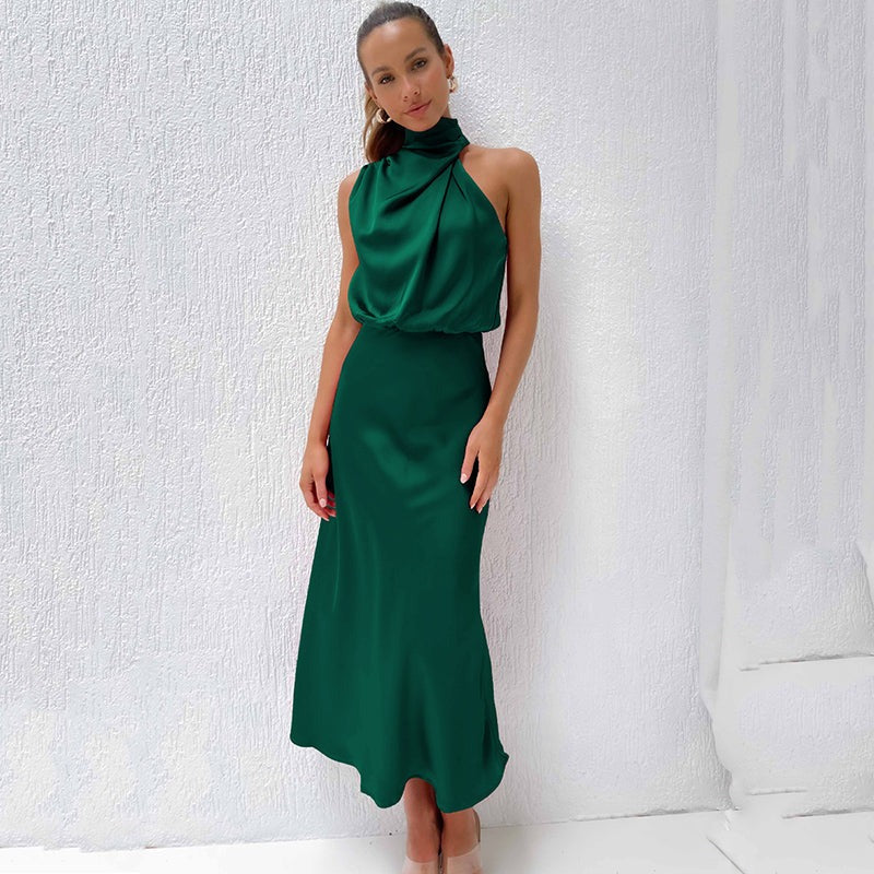 Heliane | Robe D'invitée De Mariage Epaule Pour Femme | Midi