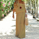 Robe de plage à épaules dénudées Pour Femmes | Maxi