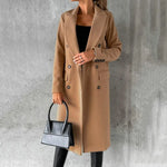 Manteau Long D'hiver Élégant Pour Femme | Classique
