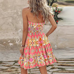 Noemie | Robe D'été Boho Dos Nu Pour Femme | Mini