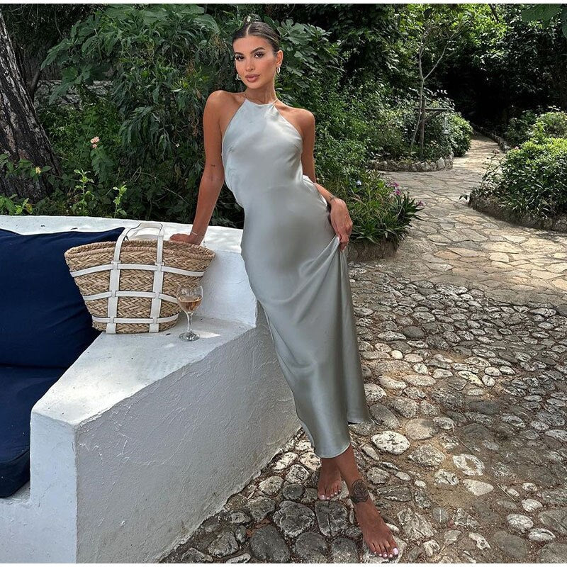 Kaelani | Robe De Soirée Long Et Élégant Dos Nu Pour Femme | Maxi