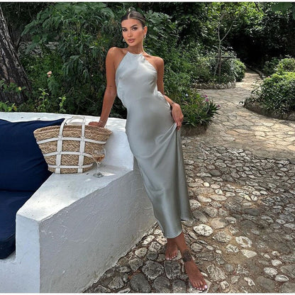 Kaelani | Robe De Soirée Long Et Élégant Dos Nu Pour Femme | Maxi