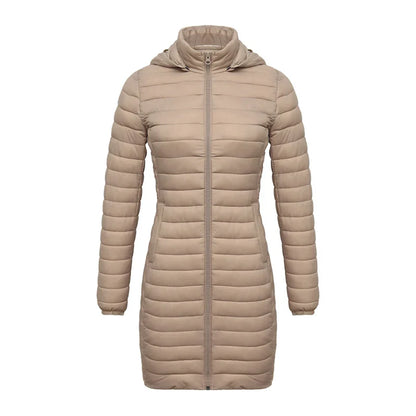 Veste Parka Longue Ultra-légère Pour Femme | Chaude