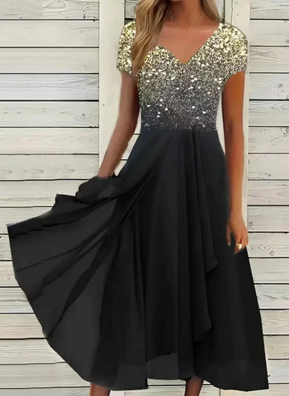 Karelia | Robe Mousseline Mi-Longue | Florale