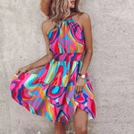 Noemie | Robe D'été Boho Dos Nu Pour Femme | Mini