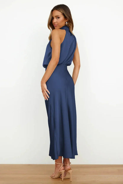Heliane | Robe D'invitée De Mariage Epaule Pour Femme | Midi