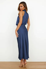 Heliane | Robe D'invitée De Mariage Epaule Unique Pour Femme | Midi