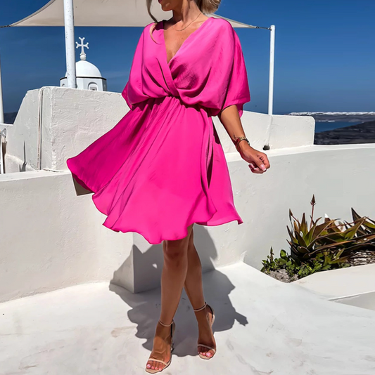 Lucienne | Robe d’Été | Cache-Cœur | Fluide