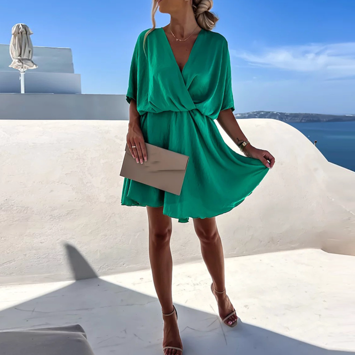Lucienne | Robe d’Été | Cache-Cœur | Fluide