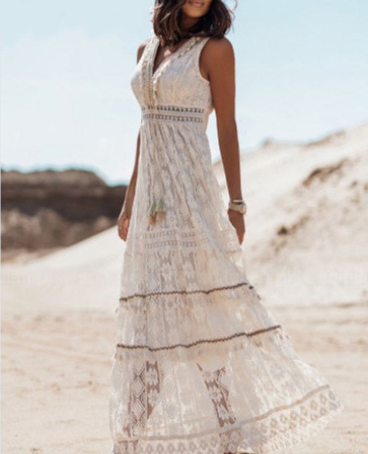 Adielle | Robe de plage Boheme Pour Femme | Maxi