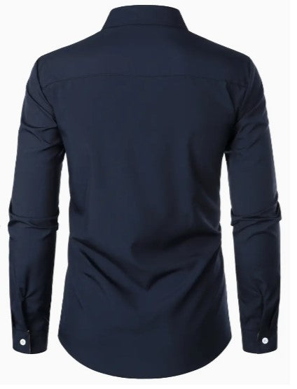 Bravien | Chemise Manche Longue Pour Hommes | Anglaise