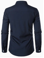 Bravien | Chemise Manche Longue Pour Hommes | Anglaise