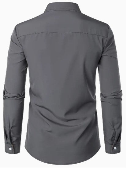 Bravien | Chemise Manche Longue Pour Hommes | Anglaise