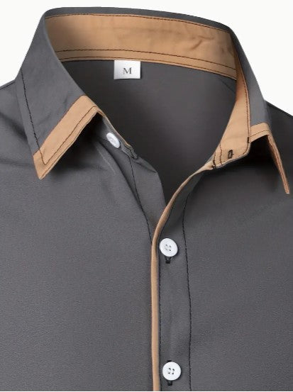 Bravien | Chemise Manche Longue Pour Hommes | Anglaise