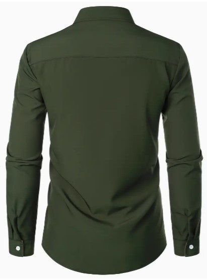 Bravien | Chemise Manche Longue Pour Hommes | Anglaise