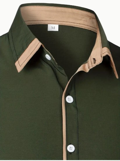 Bravien | Chemise Manche Longue Pour Hommes | Anglaise