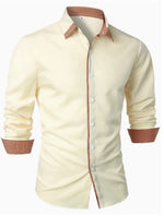 Bravien | Chemise Manche Longue Pour Hommes | Anglaise