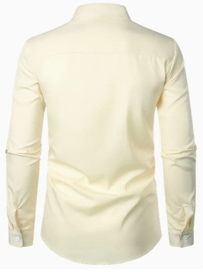 Bravien | Chemise Manche Longue Pour Hommes | Anglaise