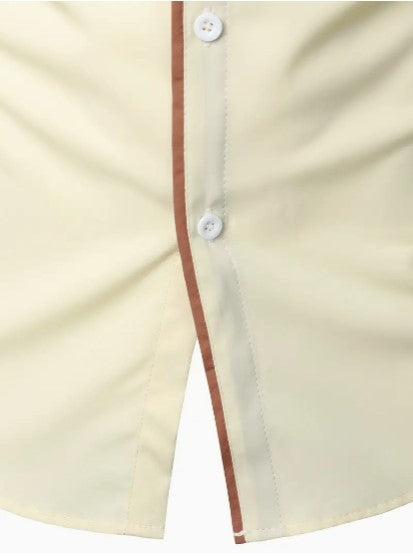 Bravien | Chemise Manche Longue Pour Hommes | Anglaise