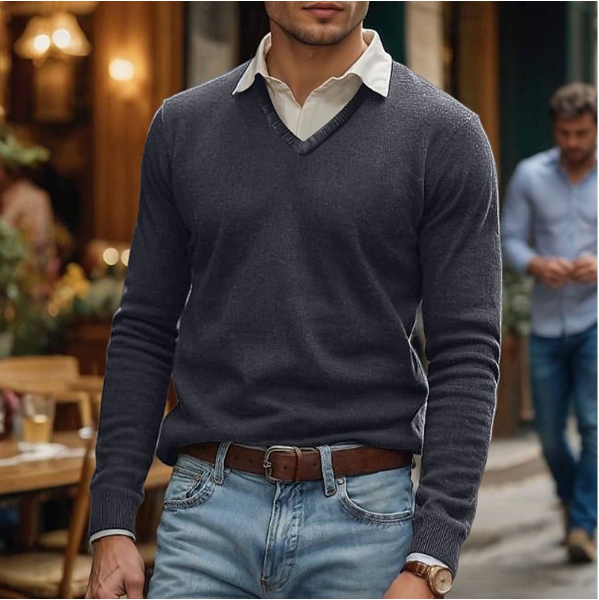 Jules | Pull Décontracté pour Hommes | Col V
