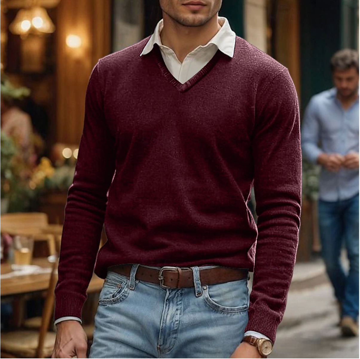 Jules | Pull Décontracté pour Hommes | Col V