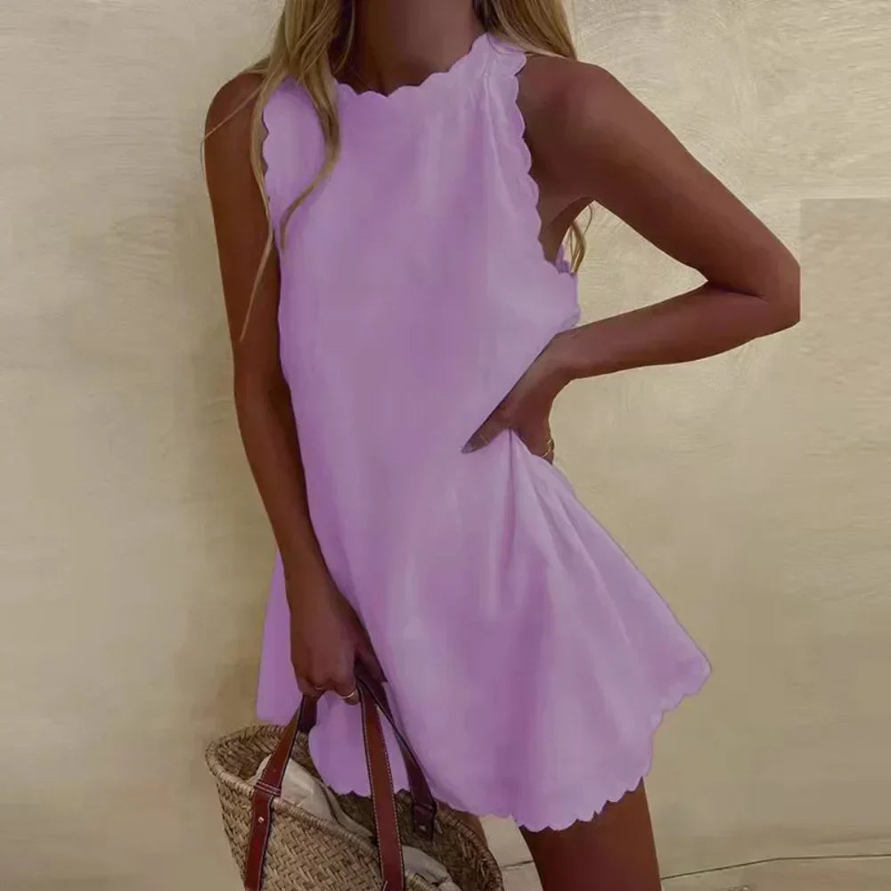 Odalys | Robe d'Été Sans Manches | Mini