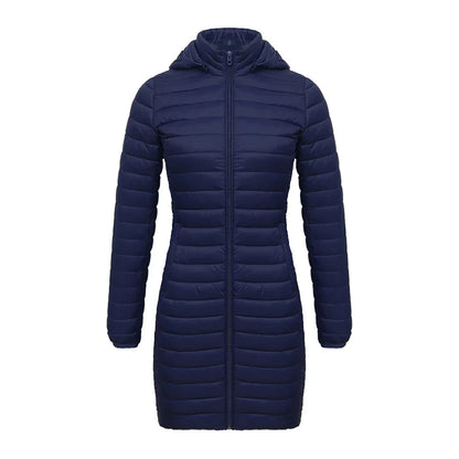 Veste Parka Longue Ultra-légère Pour Femme | Chaude