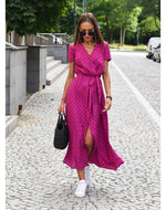Perrine | Robe Enveloppante Sophistiquée Pour Femme | Midi