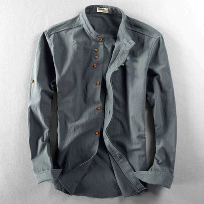 Lucien | Chemise Manche Longue Pour Hommes | Blanc