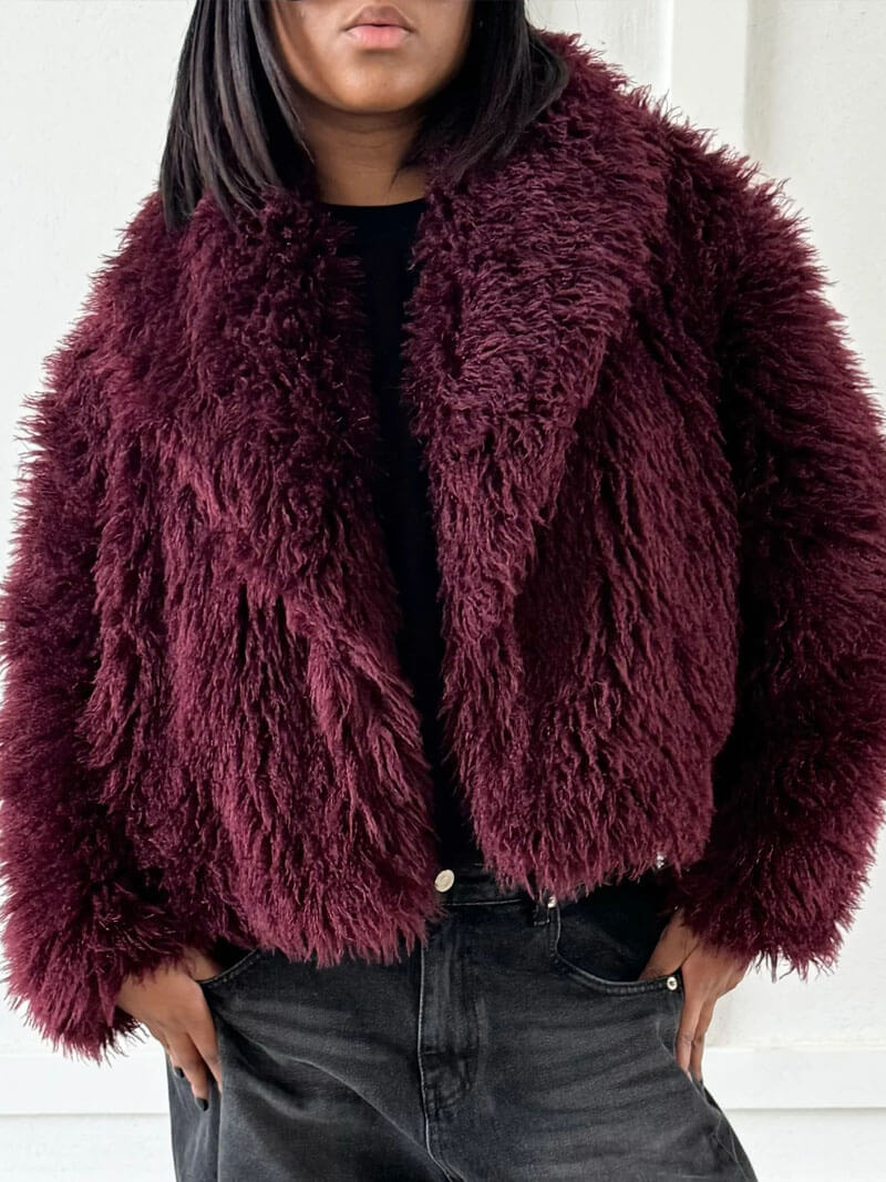 Veste Courte Et Chaude Pour Femmes | Fluffy