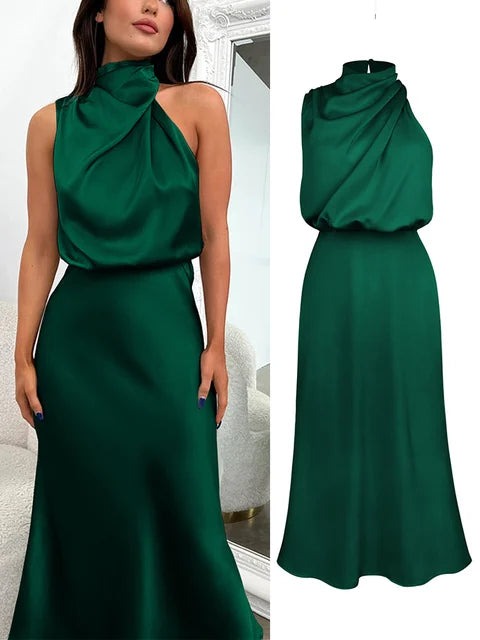 Louisa | Robe De Soirée Sans Manches Pour Femme | Maxi