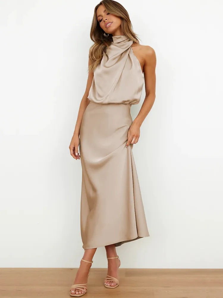 Louisa | Robe De Soirée Sans Manches Pour Femme | Maxi