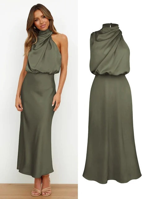 Louisa | Robe De Soirée Sans Manches Pour Femme | Maxi