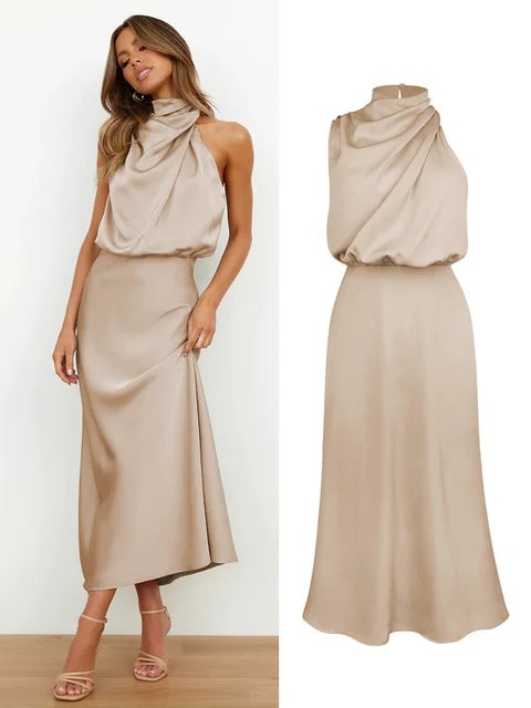 Louisa | Robe De Soirée Sans Manches Pour Femme | Maxi