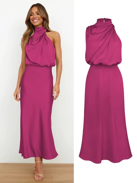 Louisa | Robe De Soirée Sans Manches Pour Femme | Maxi