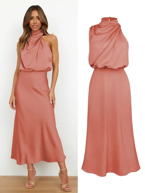 Louisa | Robe De Soirée Sans Manches Pour Femme | Maxi