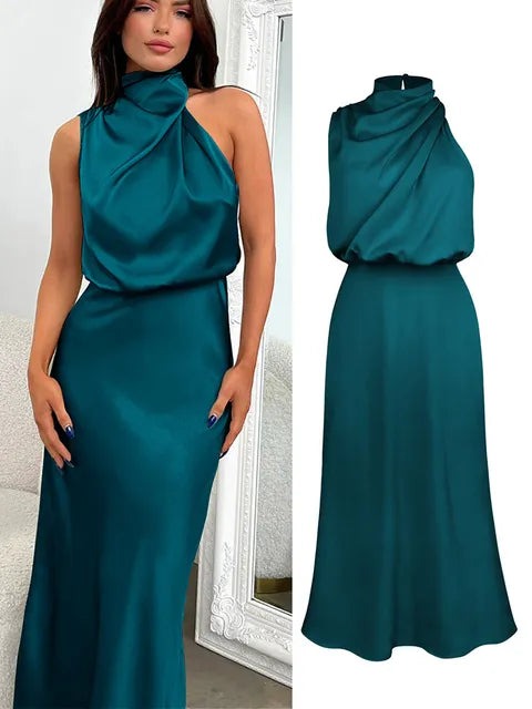 Louisa | Robe De Soirée Sans Manches Pour Femme | Maxi
