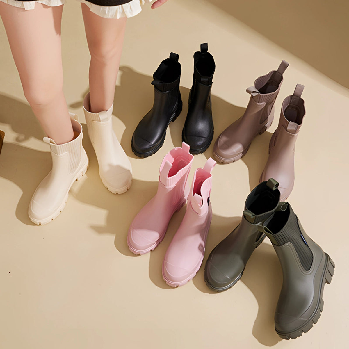 Althea | Bottes De Pluie Imperméables Et Élégantes Pour Femmes | Semelle Antidérapante