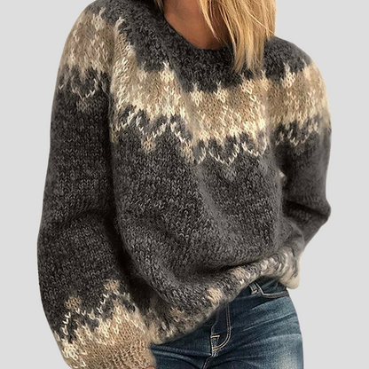 Pull-over Vintage Intemporel Pour Femmes | Élégance