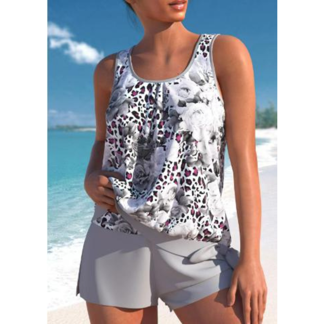 Xelira | Tankini 2 Pièces Pour Femme | Grande Taille