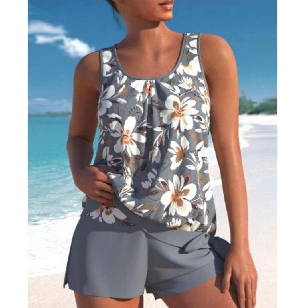 Xelira | Tankini 2 Pièces Pour Femme | Grande Taille