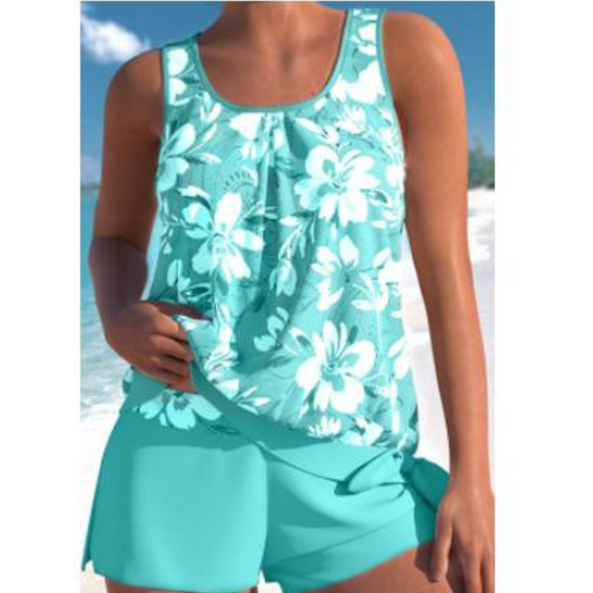 Xelira | Tankini 2 Pièces Pour Femme | Grande Taille