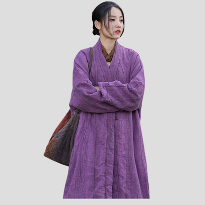 Cardigan Vintage Long Et Chaud Pour Femme | Charme