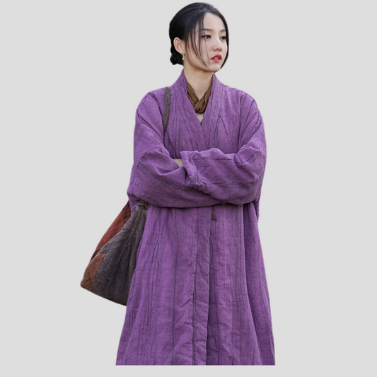 Cardigan Vintage Long Et Chaud Pour Femme | Charme